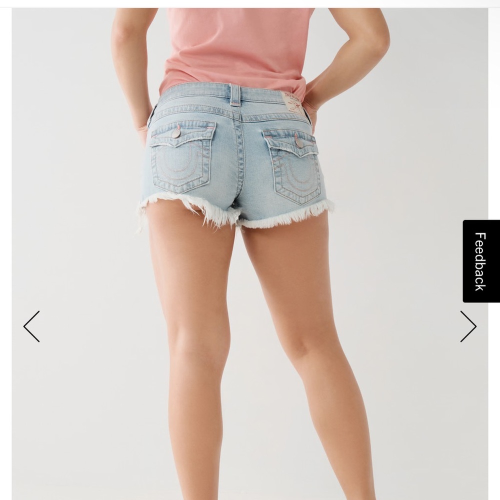 Women's Light Blue Denim Shorts
